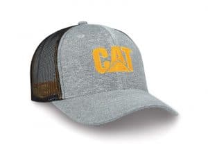 Gorra Cat gris/amarillo